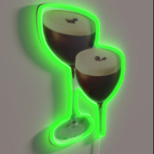 Load image into Gallery viewer, Vibrant bar decor: colorful espresso martini LED sign with customizable colors.