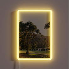 Load image into Gallery viewer, Dramatic evening ambiance with vibrant color-changing LED glow effect