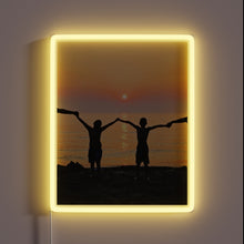 Load image into Gallery viewer, Add ambient evening ambiance with this vibrant RGB neon sign.
