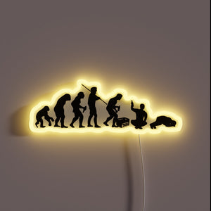 Illuminate your space with vibrant color-changing party evolution sign decor.