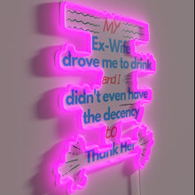 Load image into Gallery viewer, Ex-wife&#39;s bitter irony in love turned to happy drinking memories.