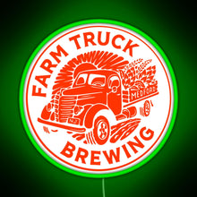 Load image into Gallery viewer, Farm Truck Brewing RGB neon sign green