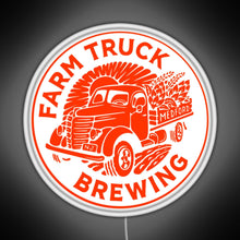 Load image into Gallery viewer, Farm Truck Brewing RGB neon sign white 