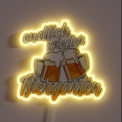 Bring back the party with this vibrant neon bar sign.