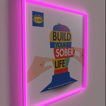 Load image into Gallery viewer, Neon sign of hope in recovery and building sober lifestyle