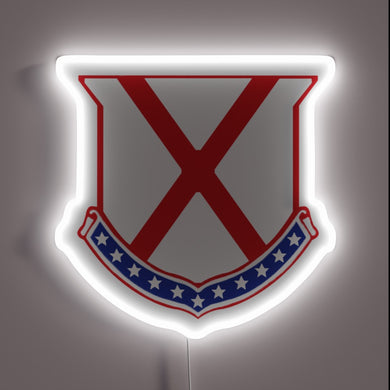 Glowing fraternity lifestyle decor with vibrant RGB neon lighting accents