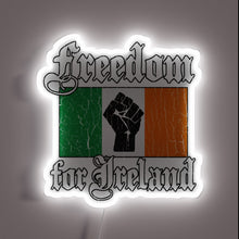 Load image into Gallery viewer, Authentic vintage distressed design Irish independence movement nostalgic glow box