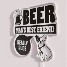 Load image into Gallery viewer, Neon Sign Quote: Best Friends Forever Furry Companion Love Always
