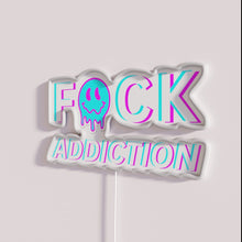 Load image into Gallery viewer, Addiction Recovery Inspirational Neon Wall Sign with Colorful RGB Lighting