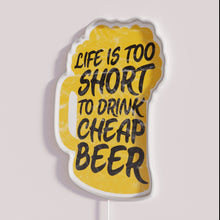 Load image into Gallery viewer, RGB Neon Humorous Party Decor for Unique Beer Enthusiast Gifts
