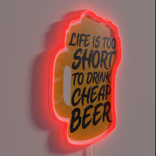 Load image into Gallery viewer, Hilarious Beer Enthusiast Neon Sign for Friends and Party Goers