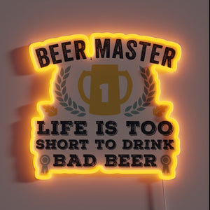 Add a humorous touch to your bar with this neon.
