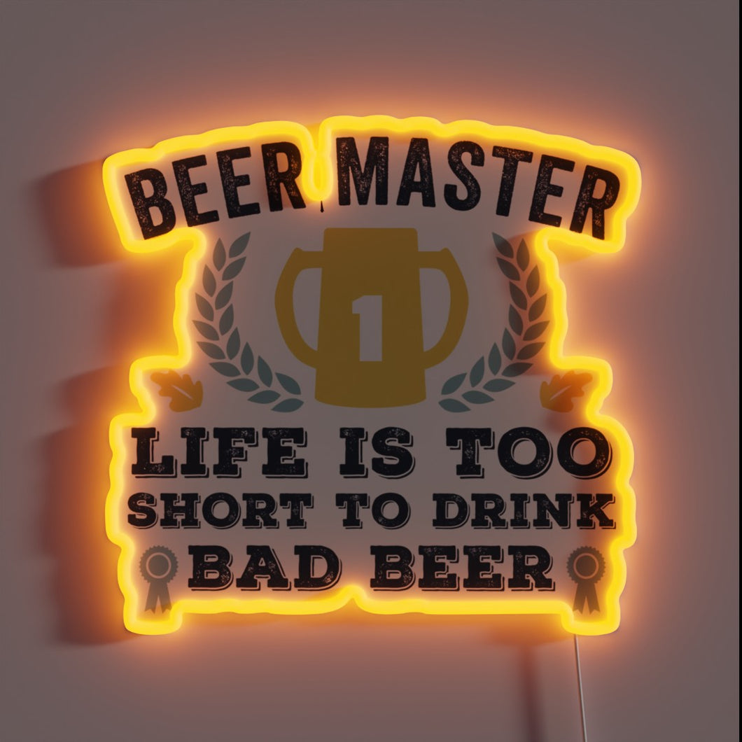 Add a humorous touch to your bar with this neon.