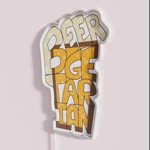 Vibrant Neon Sign for Beer Lovers and Oktoberfest Enthusiasts Everywhere