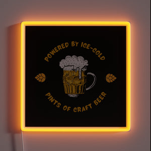 Add a humorous touch with this funny powered neon sign.