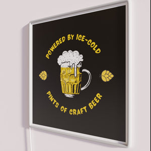 Colorful LED Neon Sign with Funny Powered RGB Design Ideas