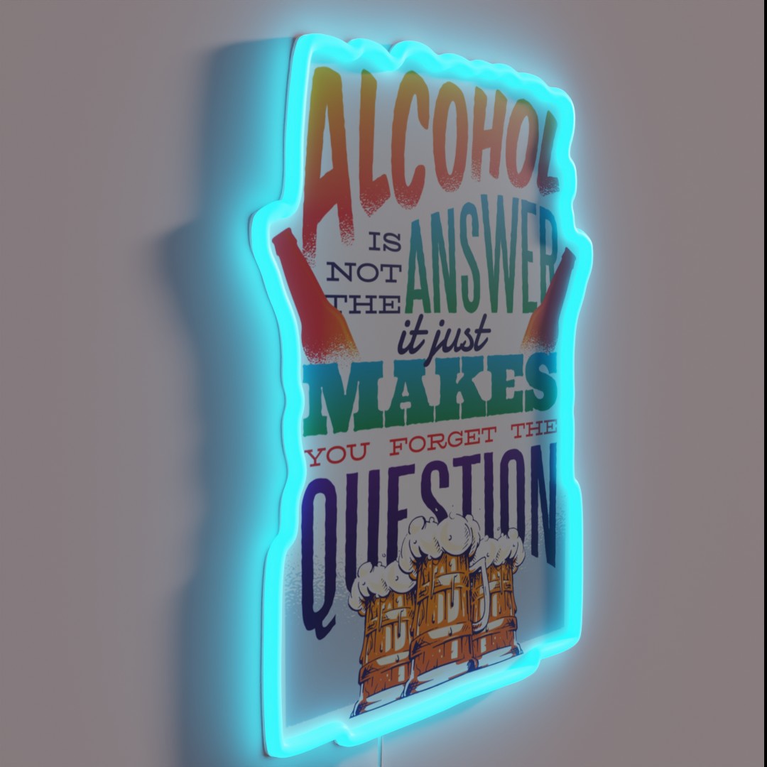 Neon Slogan Sign