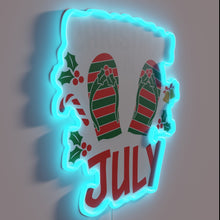 Load image into Gallery viewer, Bring tropical vibes home with colorful Neon Summer Beach Sign