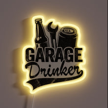 Load image into Gallery viewer, Add humor to your garage with this funky beer sign.