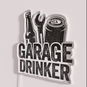 RGB Neon Sign for Garage Bar Decor with Humor Quote