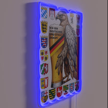 Load image into Gallery viewer, German Heritage Embraced with Vibrant Neon Sign Illumination Pride