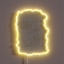 Load image into Gallery viewer, Vibrant Black Light Neon Sign with Beers for You Message
