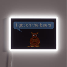 Load image into Gallery viewer, Get Lit with Color-Changing Beers RGB Neon Bar Sign