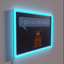 Load image into Gallery viewer, Get on the Beers RGB LED Neon Bar Sign