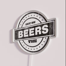 Load image into Gallery viewer, Neon Beer Sign for Home Bar Decor and Party Ambiance