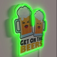 Load image into Gallery viewer, Brighten Your Man Cave with Fun and Colorful Beer Sign