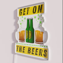 Load image into Gallery viewer, RGB Neon Beer Sign for Home Bar Decorations and Parties