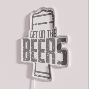 RGB Neon Bar Decorative Sign for Beer Lovers and Enthusiasts