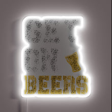 Load image into Gallery viewer, Light up your bar with this vibrant RGB beer sign.