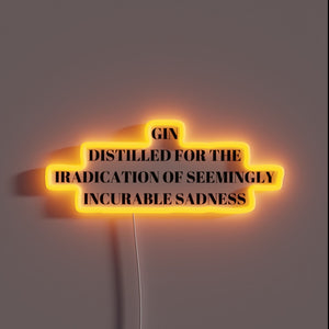 Vibrant Neon Sign - Finding Joy One Pour at Time