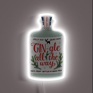 Brighten your space with vibrant GIN-themed neon sign ambiance