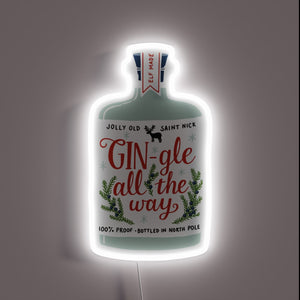 Brighten your space with vibrant GIN-themed neon sign ambiance