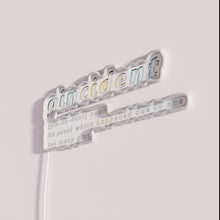 Load image into Gallery viewer, Neon definition sign for personal statement and office decor inspiration
