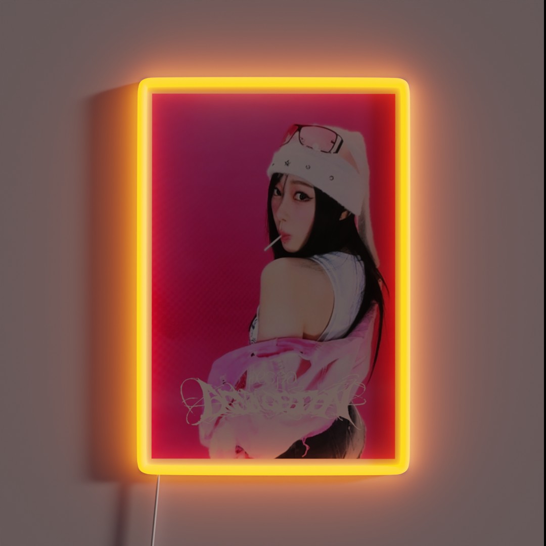 Giselle Aespa Armageddon Supernova Rgb Led Sign – Neon Factory