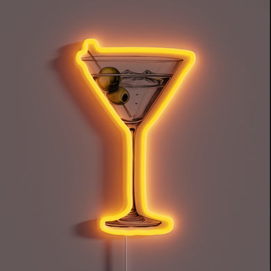Add luxury to any space with this vibrant cocktail sign.