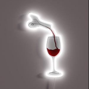 Add a touch of elegance with this wine lover's sign.