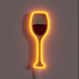 Add a pop of color with this vibrant wine sign.