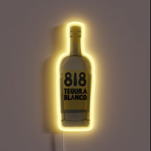 Load image into Gallery viewer, Vibrant Neon Sign Adorned with Swarovski Elements and Tequila Bottle Design