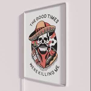Colorful Good Times Supportive AA and NA Recovery Neon Sign