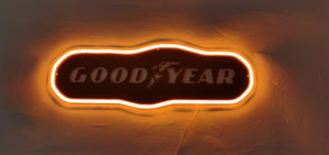 Goodyear Logo neon sign