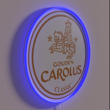 Load image into Gallery viewer, Vibrant Classic Beer Sign Featuring Iconic Golden Carolus Brand Logo