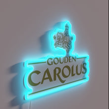 Load image into Gallery viewer, Vibrant Gouden Carolus RGB Neon Sign Adds Warm Ambiance Instantly.