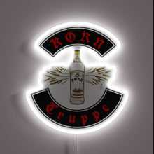 Load image into Gallery viewer, Neon light display with colorful RGB glow effect and grainy texture.