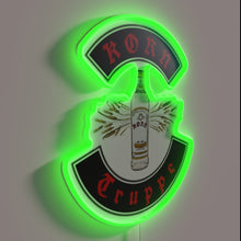 Load image into Gallery viewer, Glowing Grain Troop Sign in Vibrant RGB Neon Colors