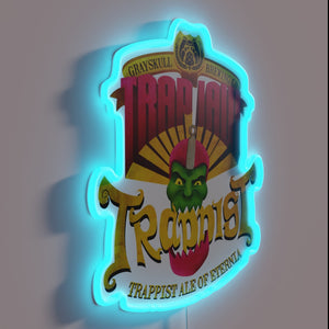 RGB Neon Sign - Grayskull Brewing Co. Trap Jaw Logo Illumination