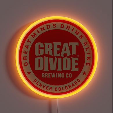 Great Divide Brewing Co logo customneon sign
